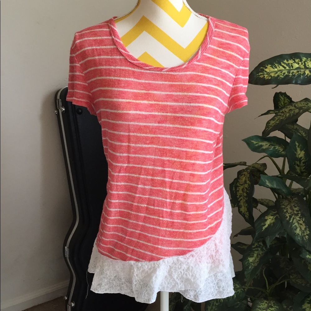 Lime Chill Stretchy Top With Lacy Bottom